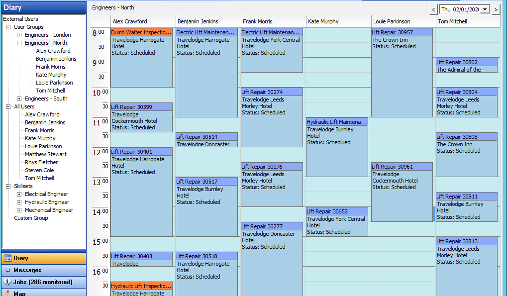 Mobile workforce application